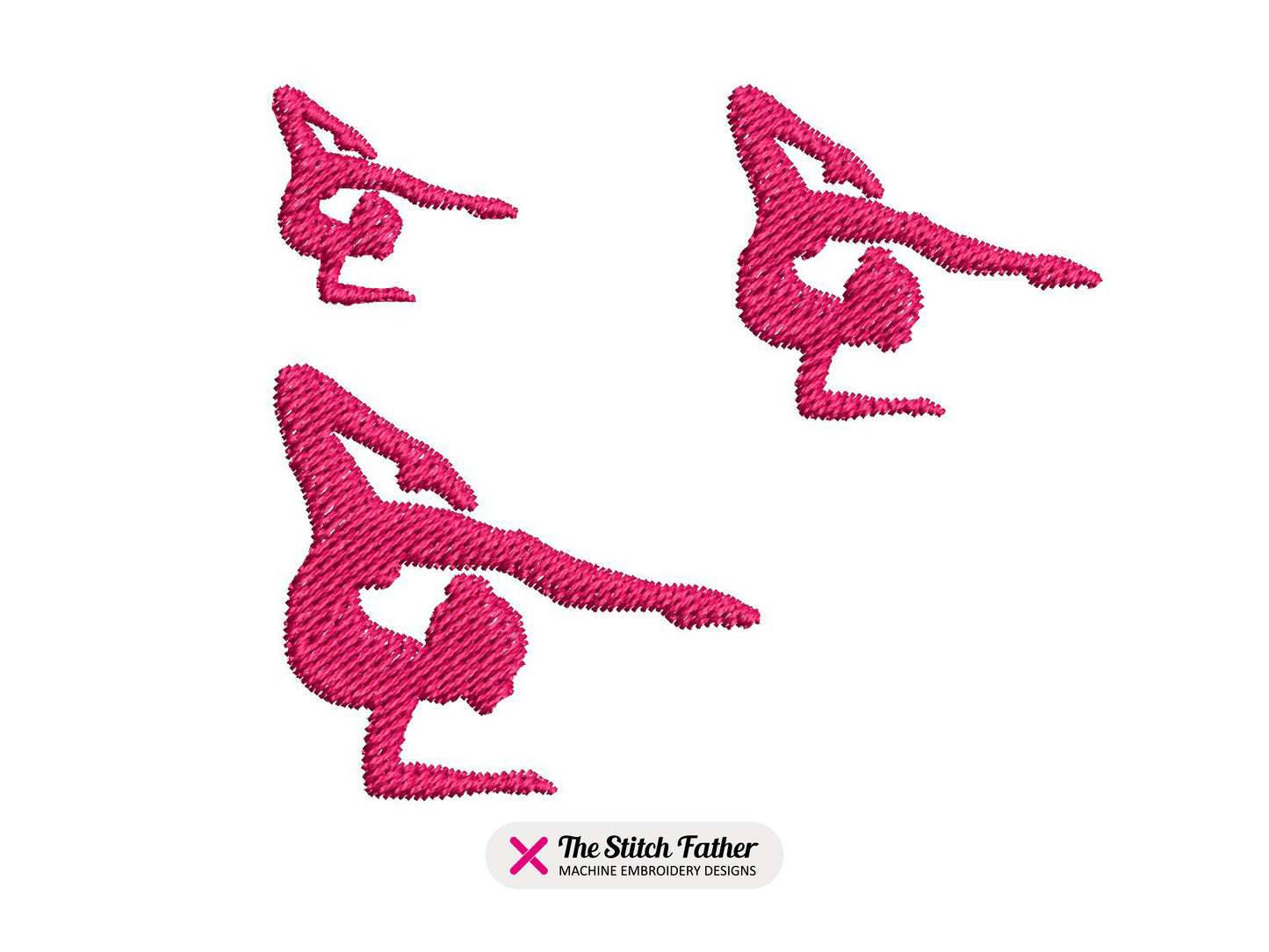 Mini Gymnasts Silhouettes Set