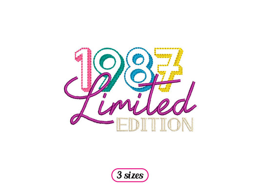 1987 Year Logo