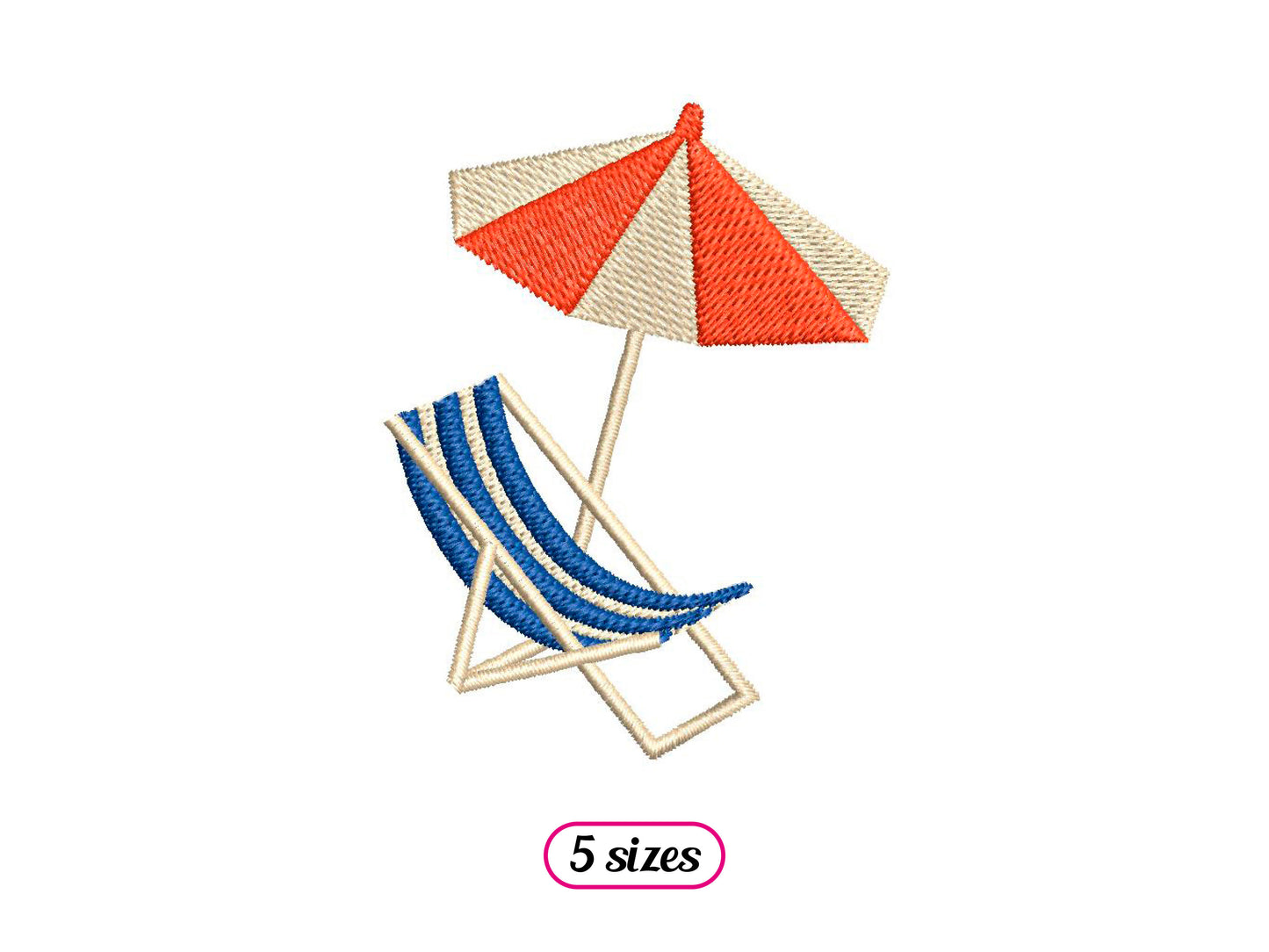 Beach Chair with Parasol