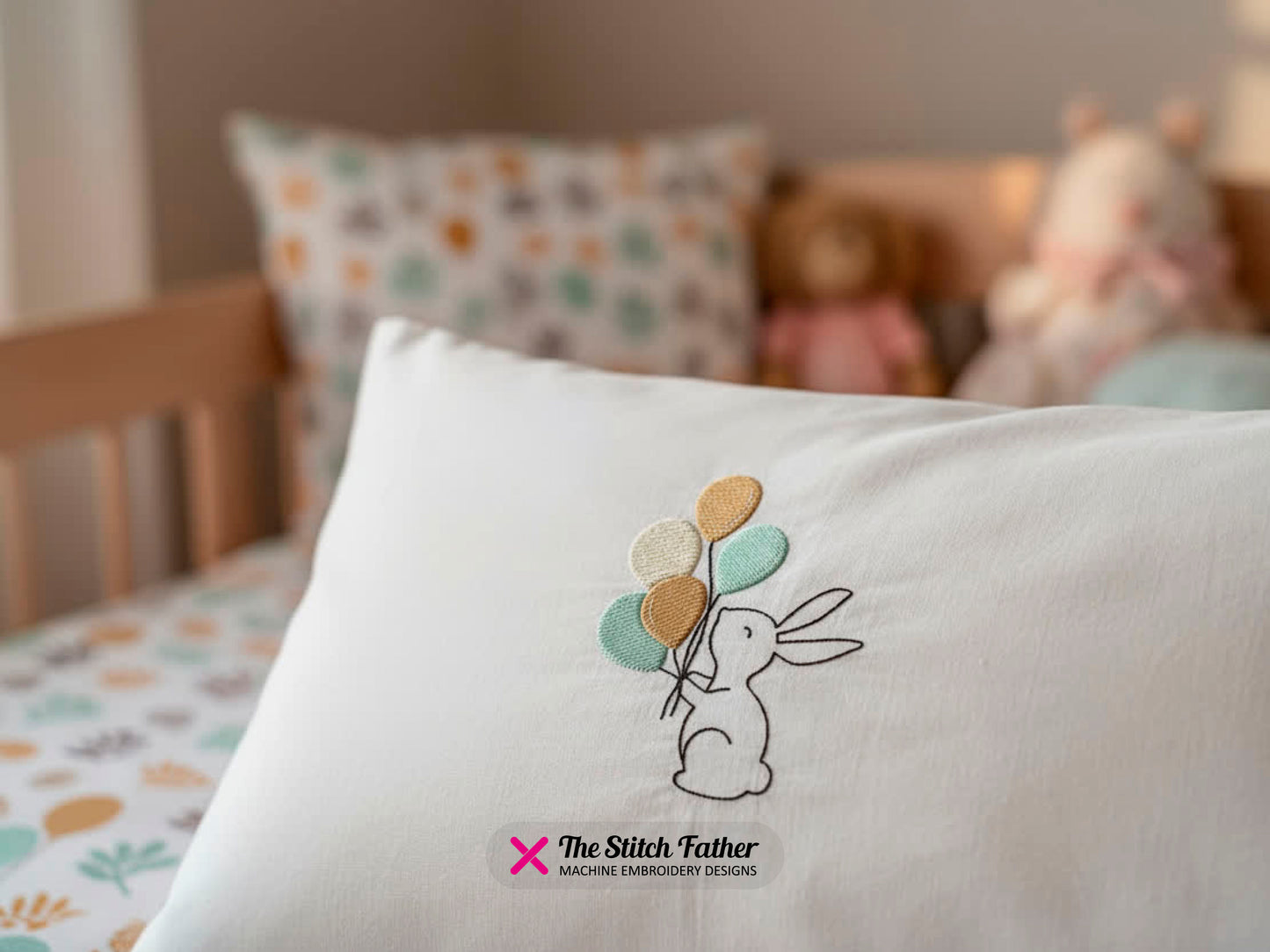 Bunny with Balloons