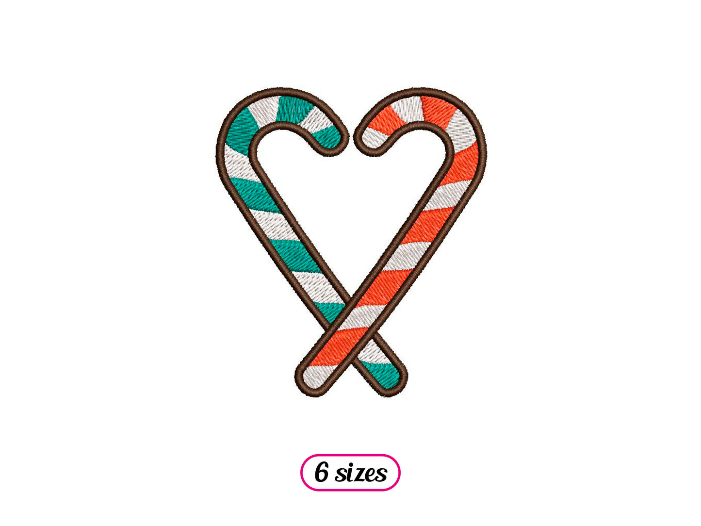 Candy Canes Heart