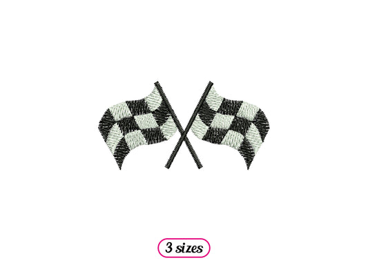 Crossed Checkered Flags