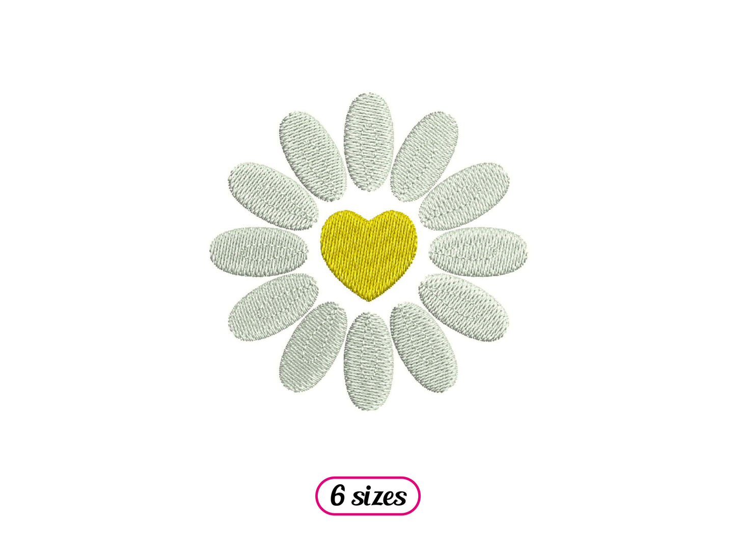 Daisy with Heart