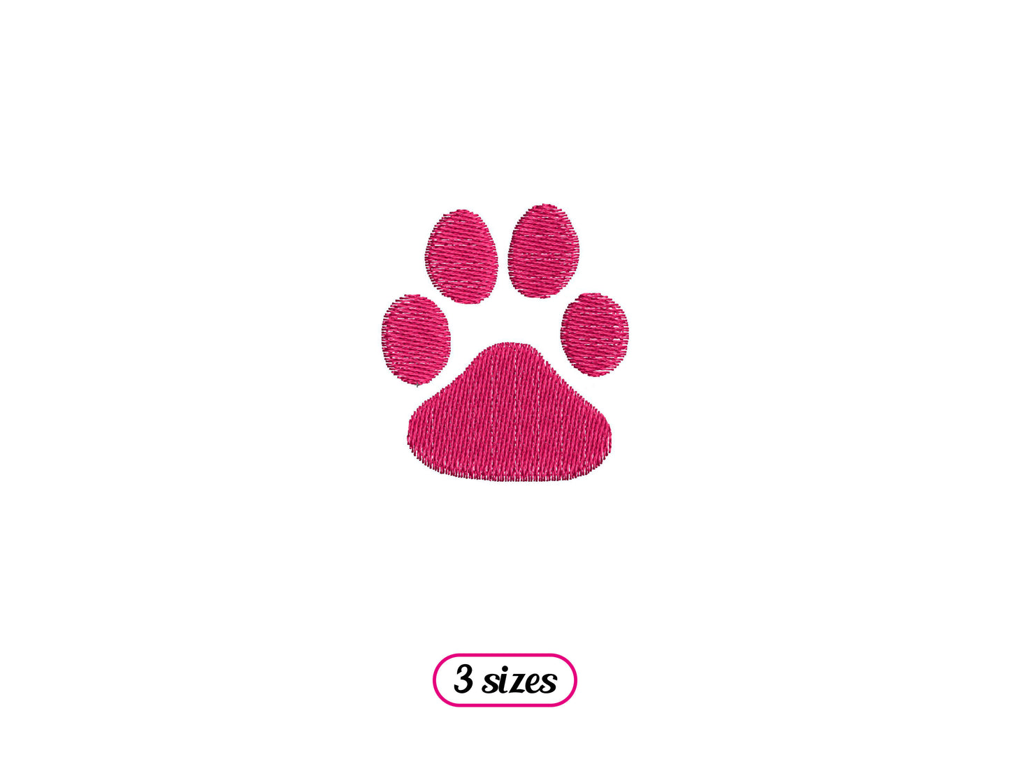 Mini empreinte de chien