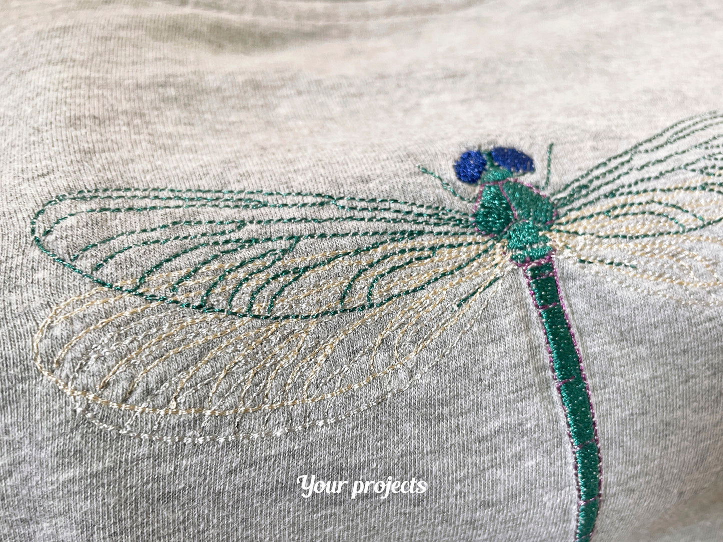 Realistic Dragonfly Top View