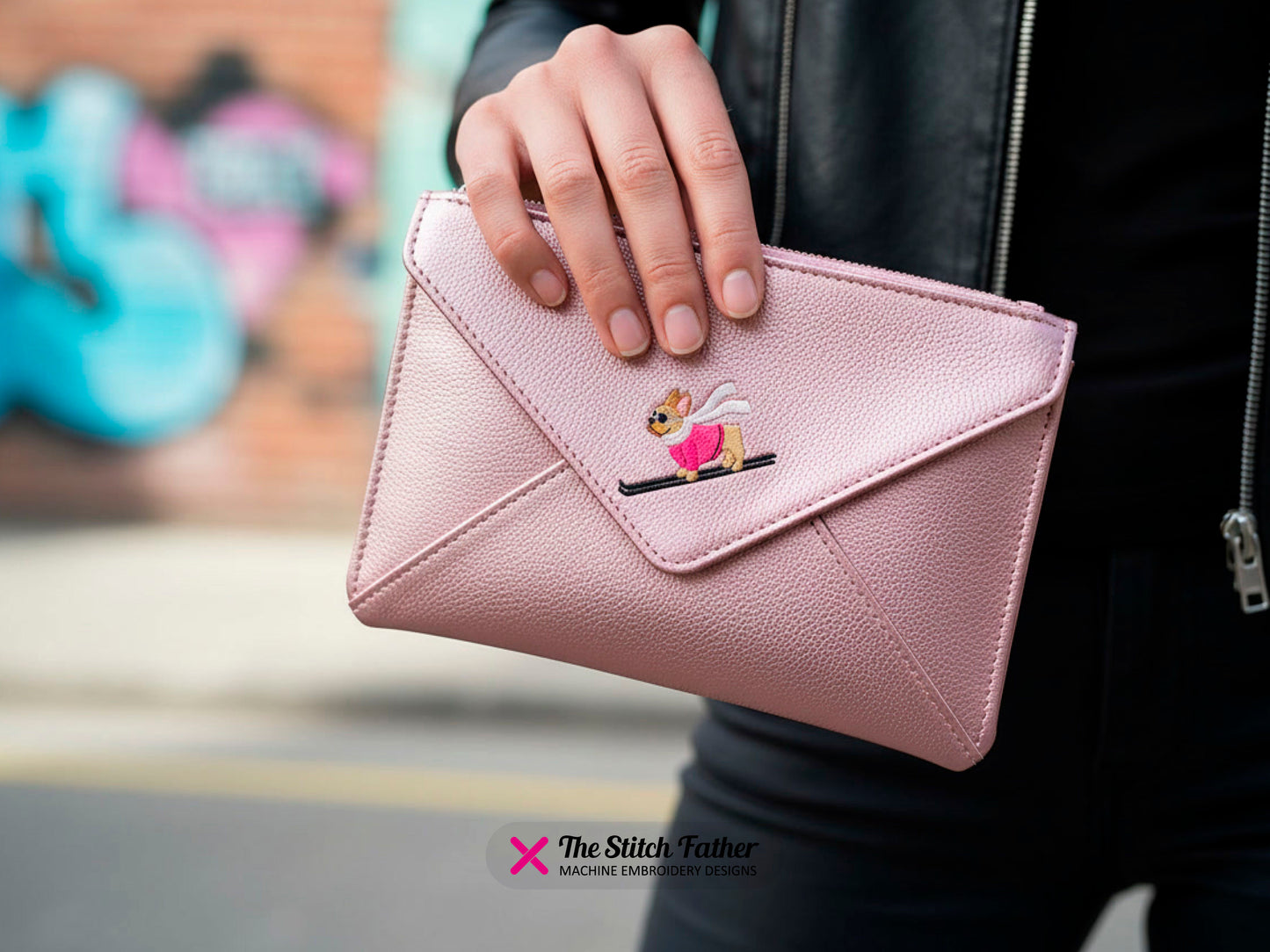 Bouledogue français skieur