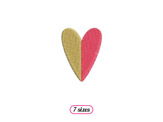 Heart Two Colors