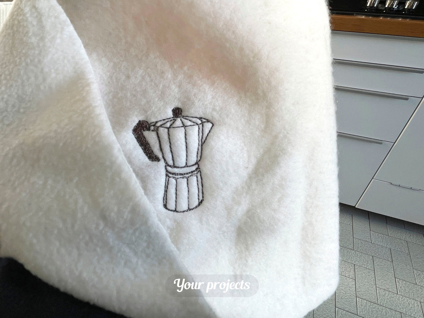 Italian Coffee Maker Outline