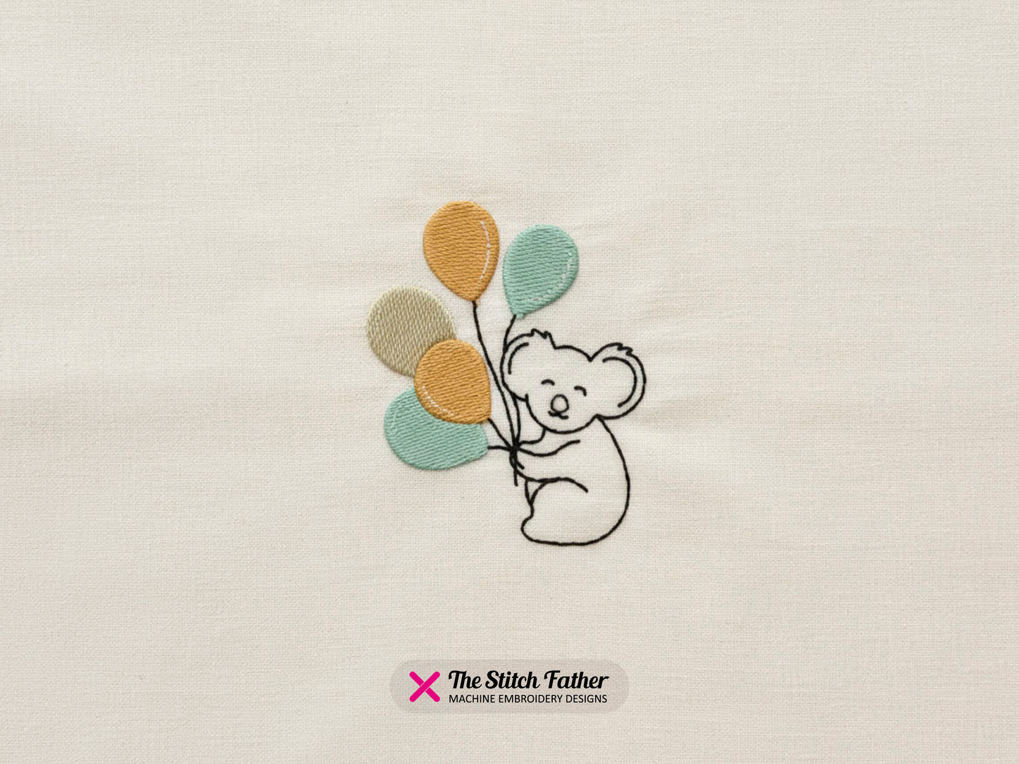 Koala with Balloons
