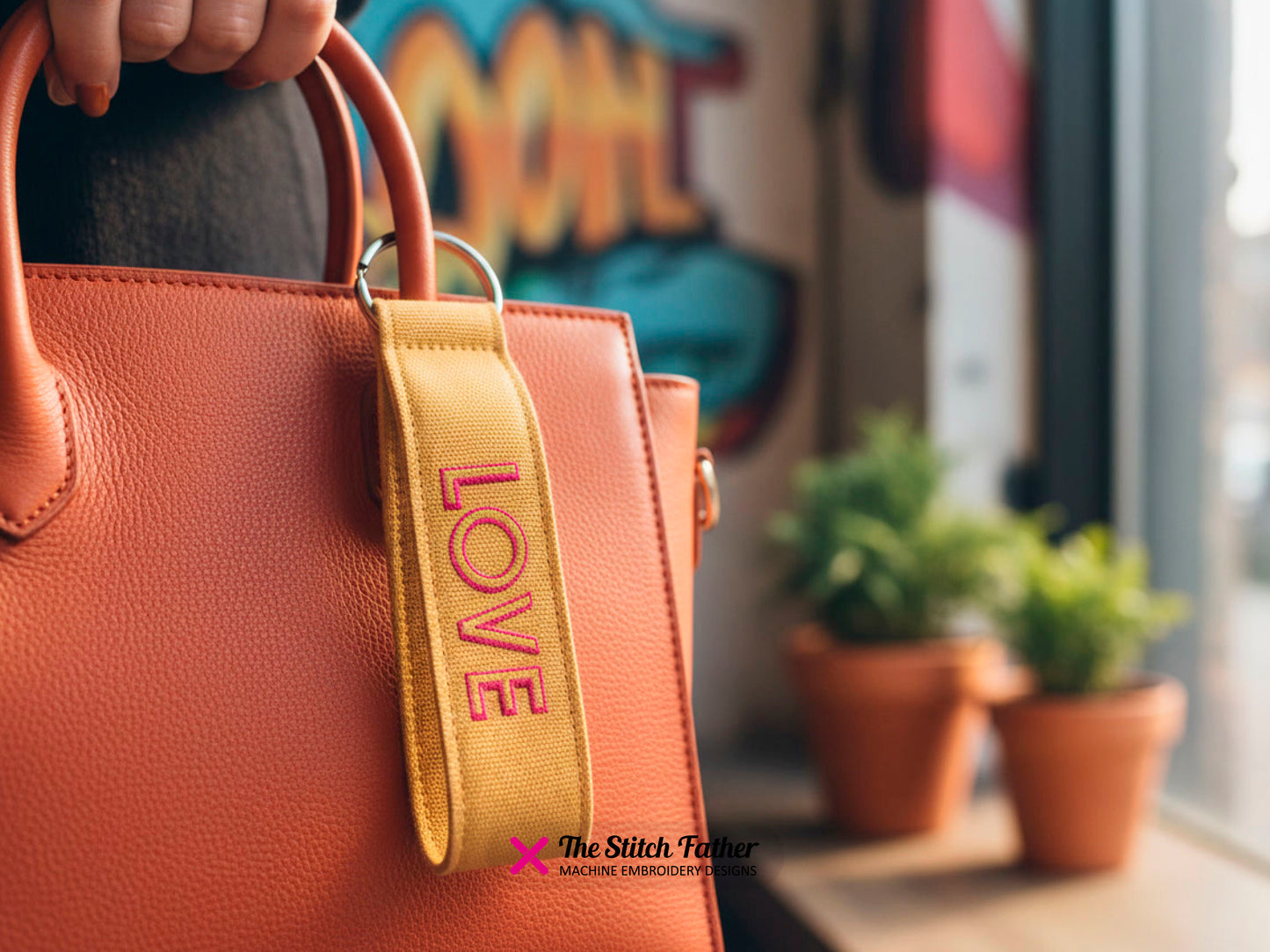 "Love" Multicolored Word