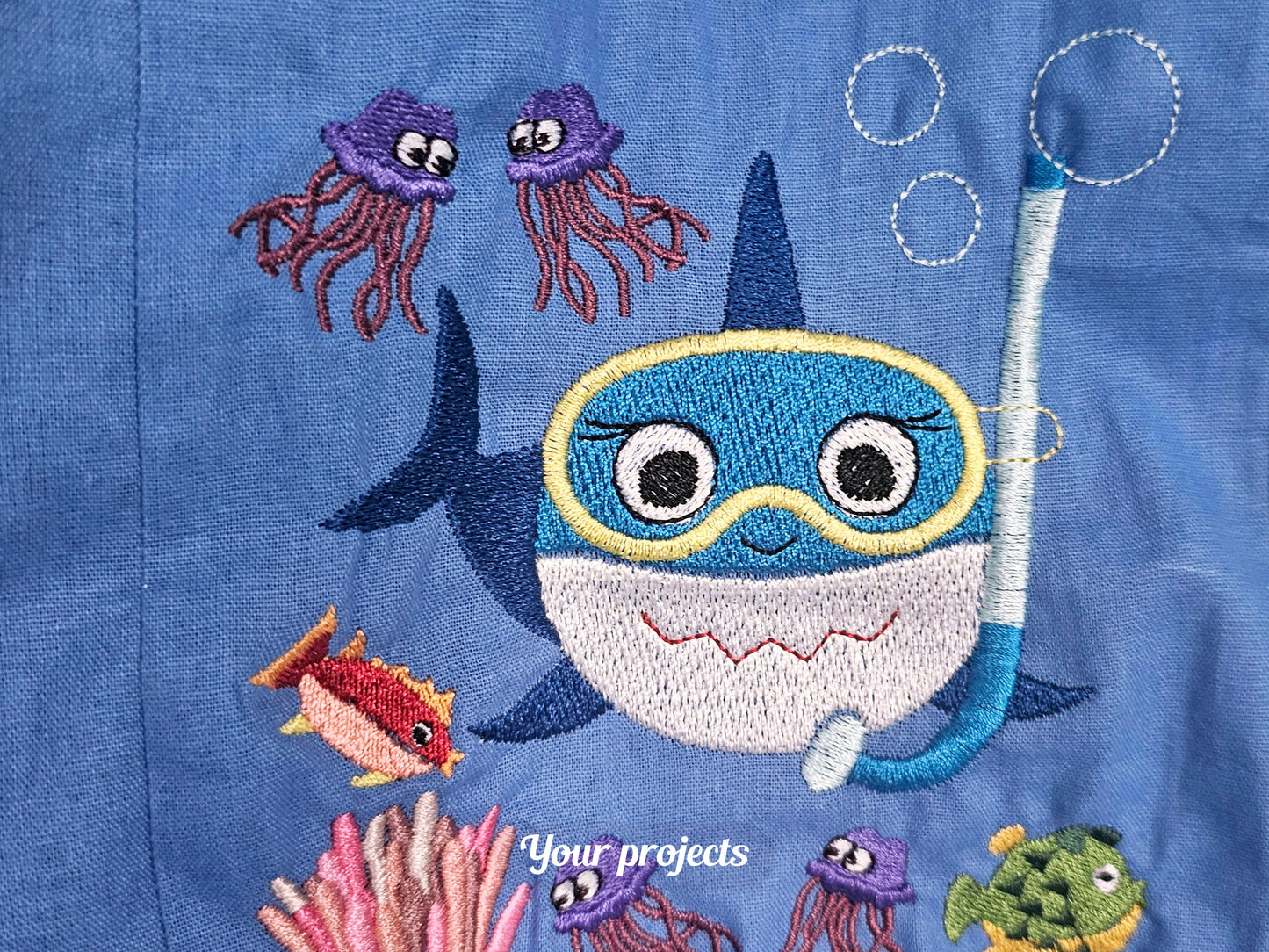 Shark with Diving Mask