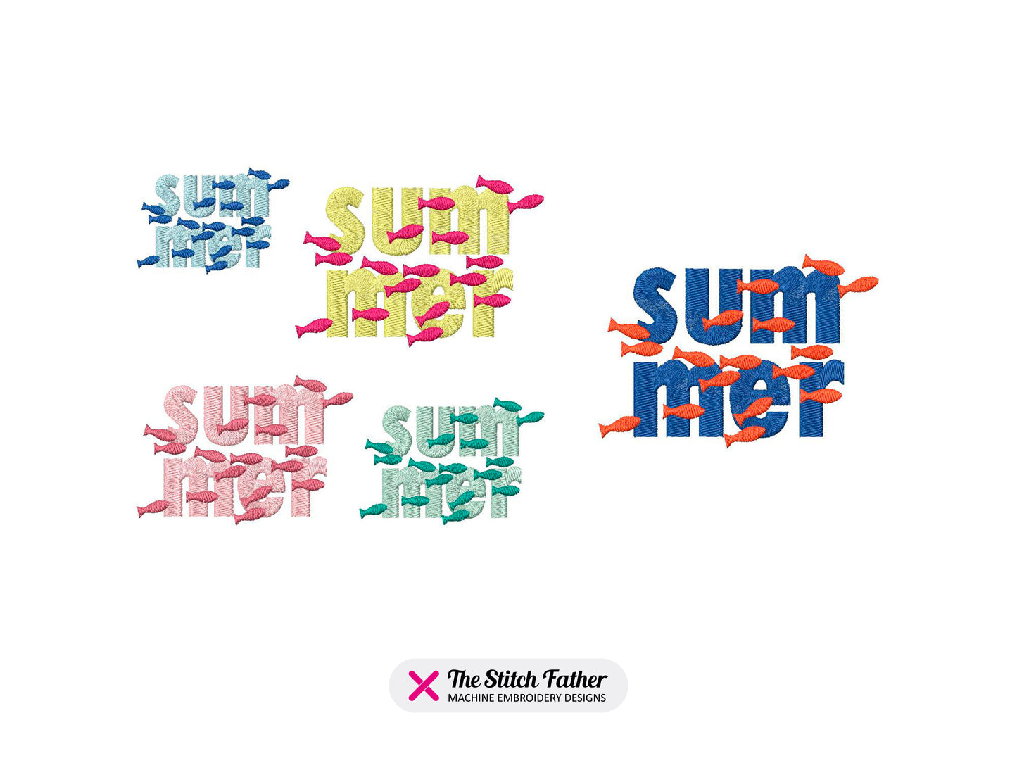 Summer Logo School of Fish