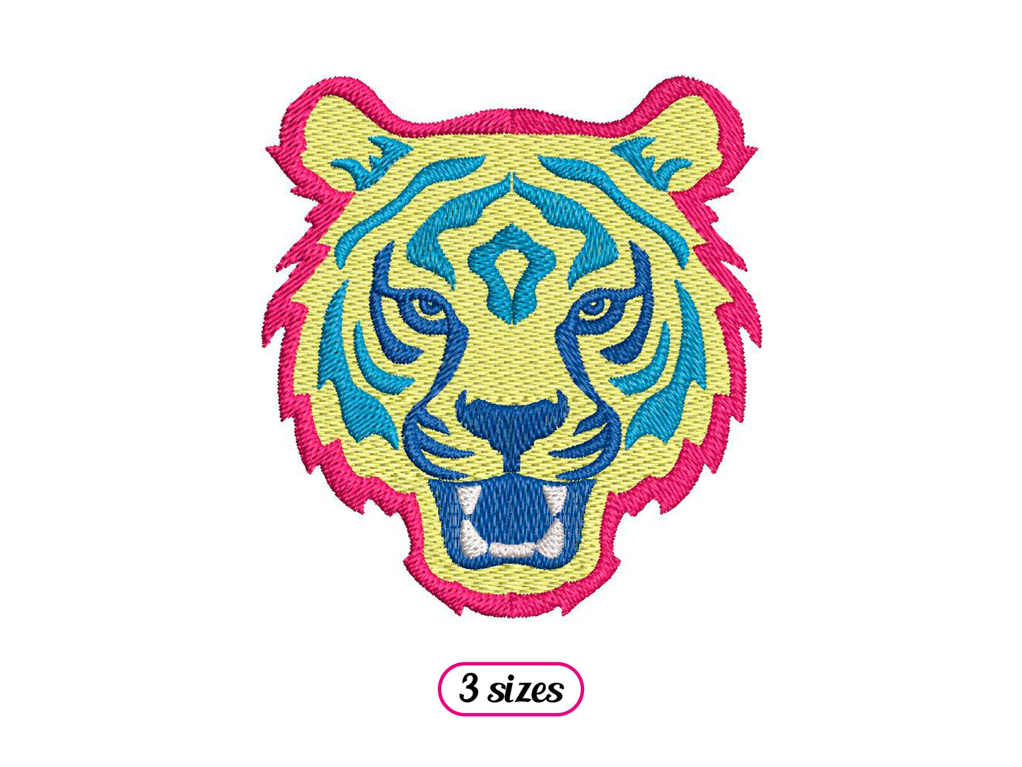 Colorful Tiger Head