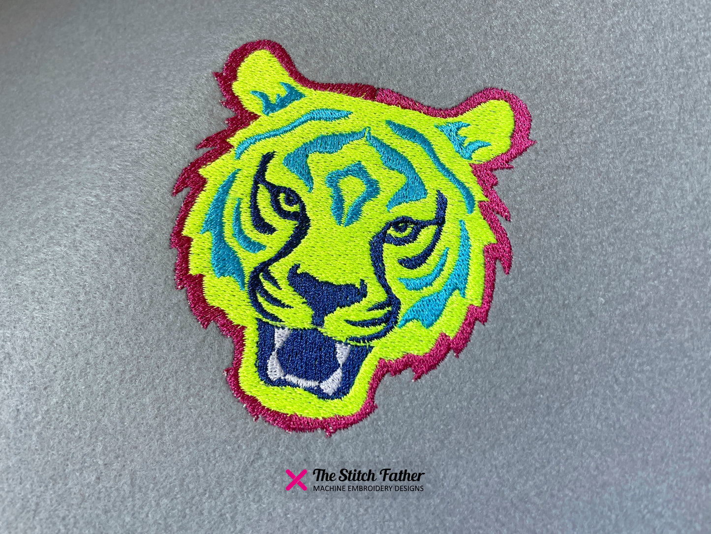 Colorful Tiger Head