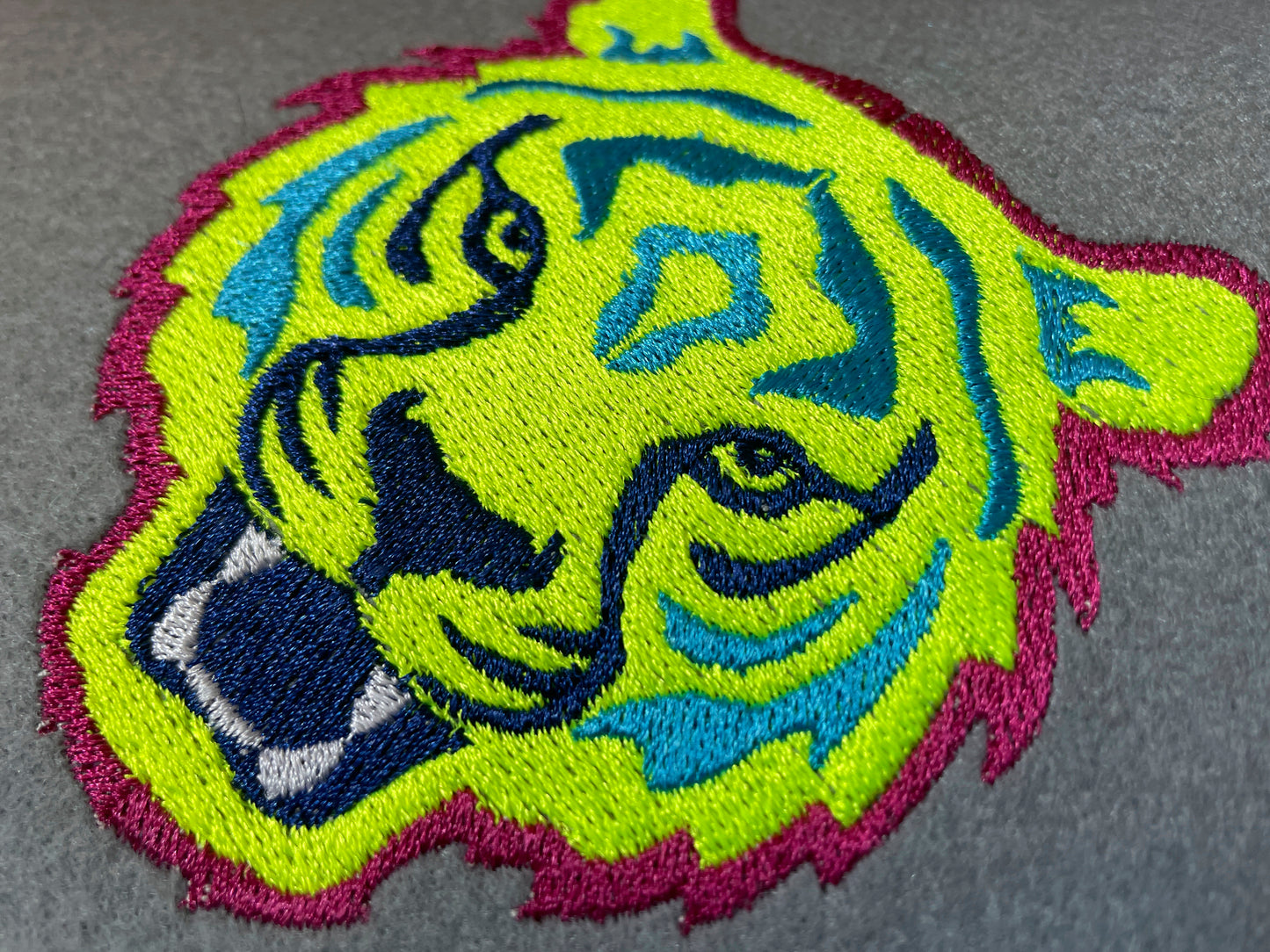 Colorful Tiger Head