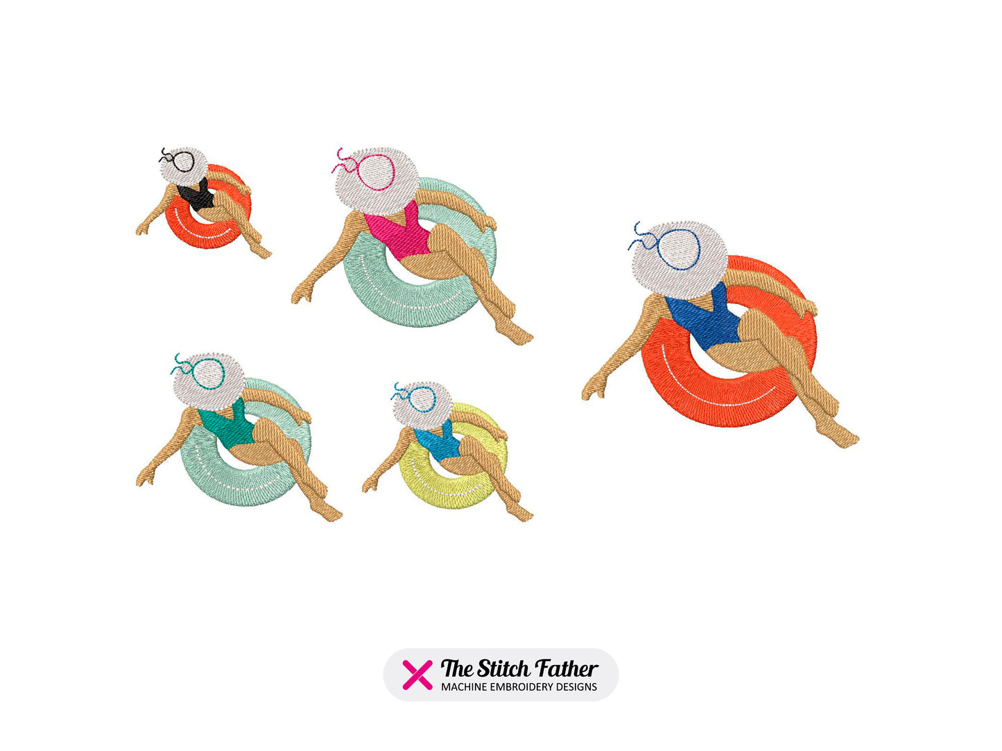 Retro Lady Schwimmring