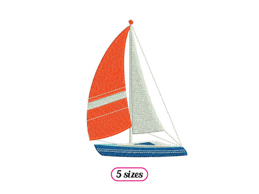 Detailed Sailboat