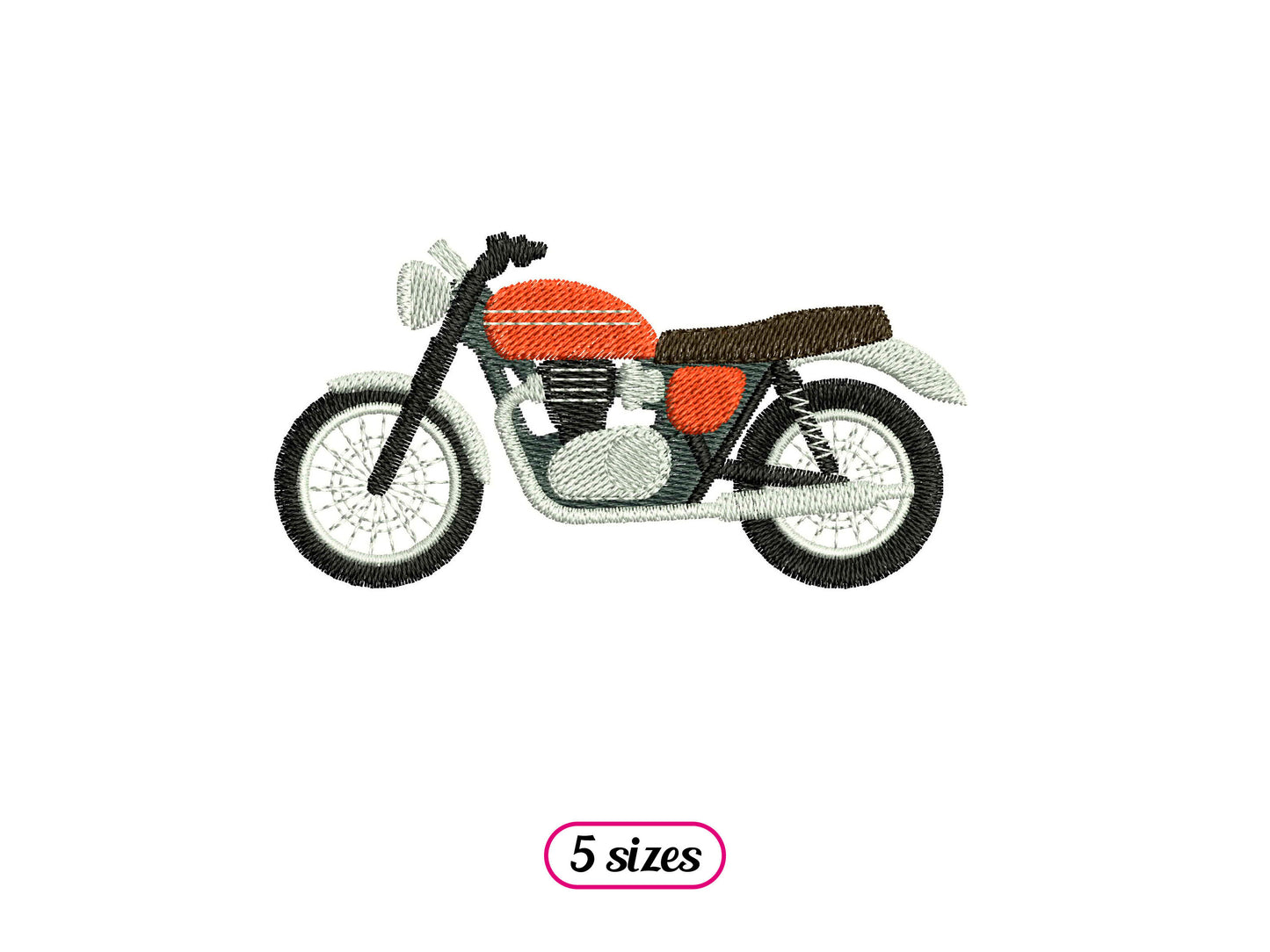 Realistic Retro Motorbike