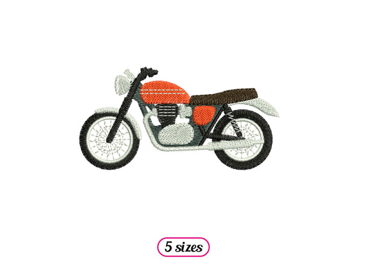 Realistic Retro Motorbike