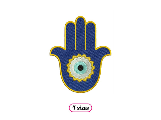 Hand of Fatima Machine Embroidery design - 4 sizes - INSTANT DOWNLOAD