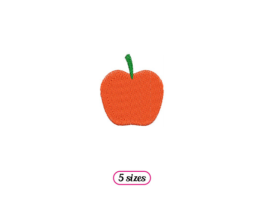 Mini Apple Fruit Machine Embroidery design - 5 sizes - INSTANT DOWNLOAD