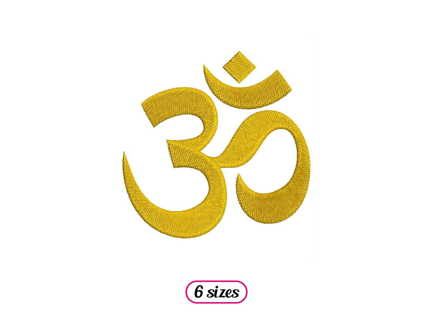 AUM Symbol Machine Embroidery design - 6 sizes - INSTANT DOWNLOAD
