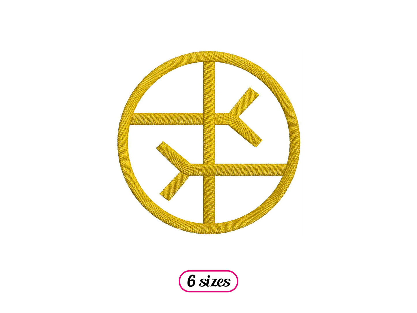 Empathy Symbol Machine Embroidery design - 6 sizes - INSTANT DOWNLOAD