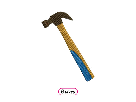 Claw Hammer Machine Embroidery design - 6 sizes - INSTANT DOWNLOAD