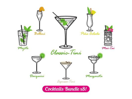 Classic Cocktails Bundle x 8