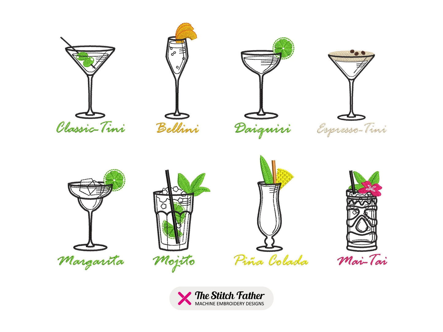 Classic Cocktails Bundle x 8