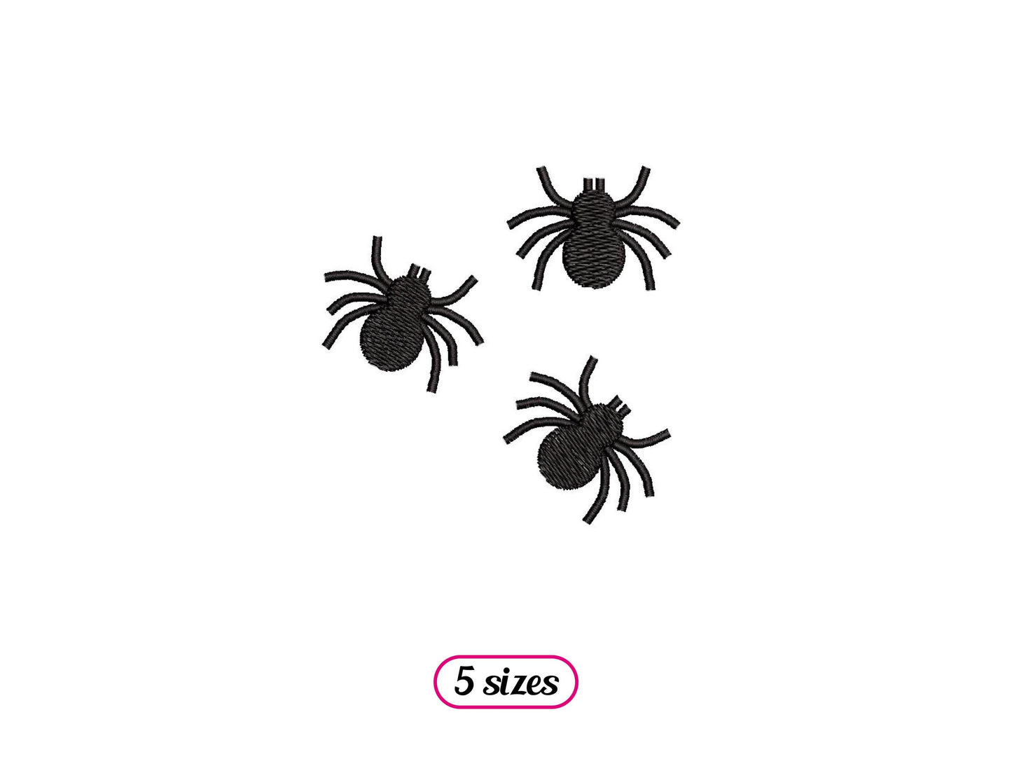 Spiders Machine Embroidery design - 5 sizes - INSTANT DOWNLOAD