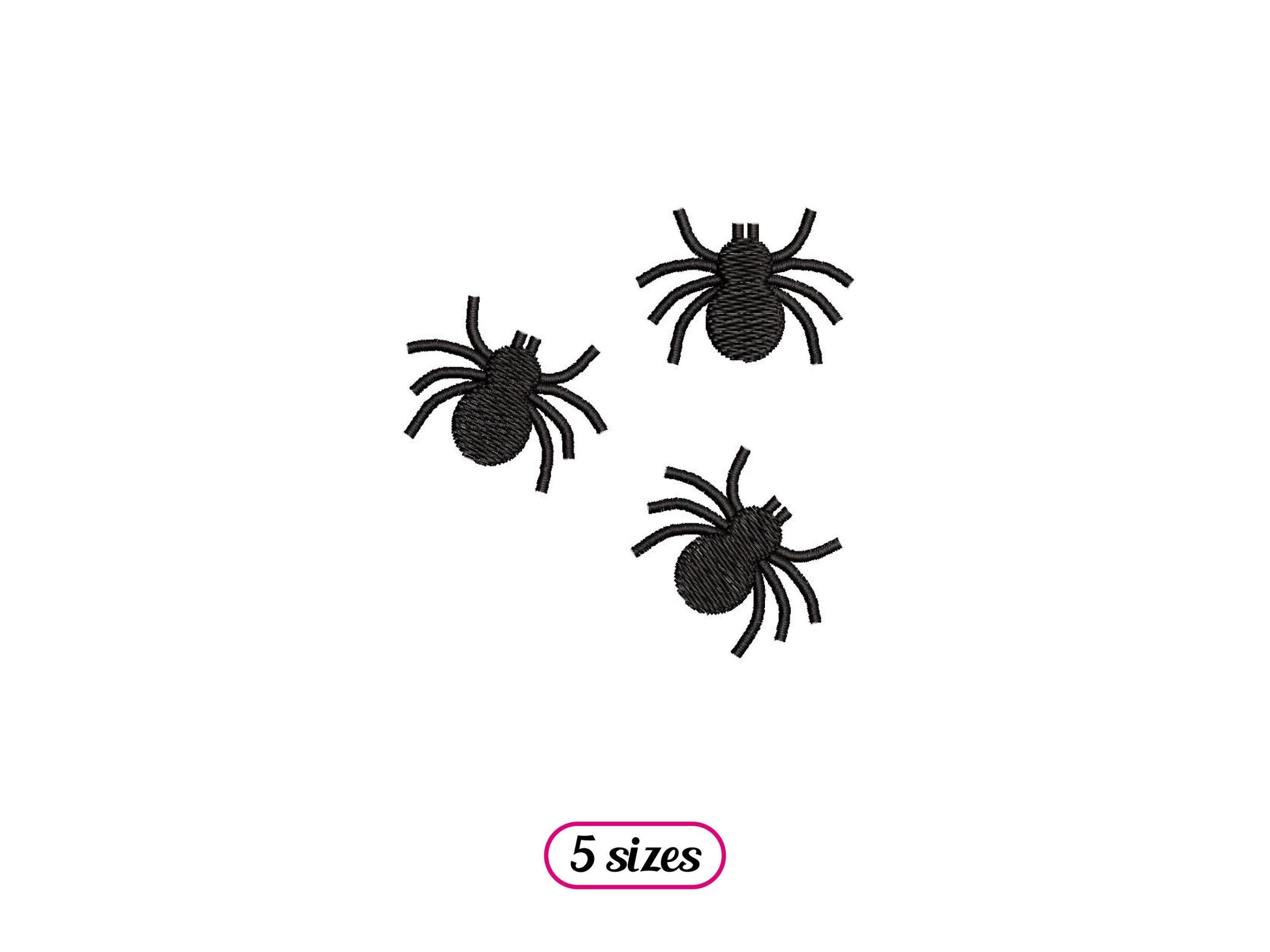 Spiders Machine Embroidery design - 5 sizes - INSTANT DOWNLOAD