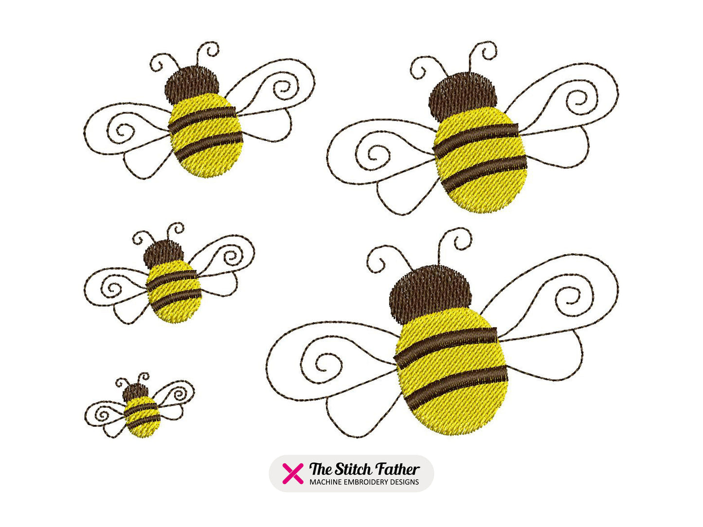 Cute Flying Bee