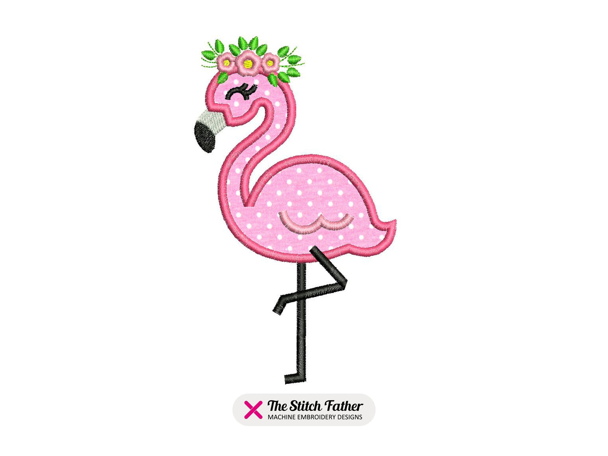 Flamingo Applique