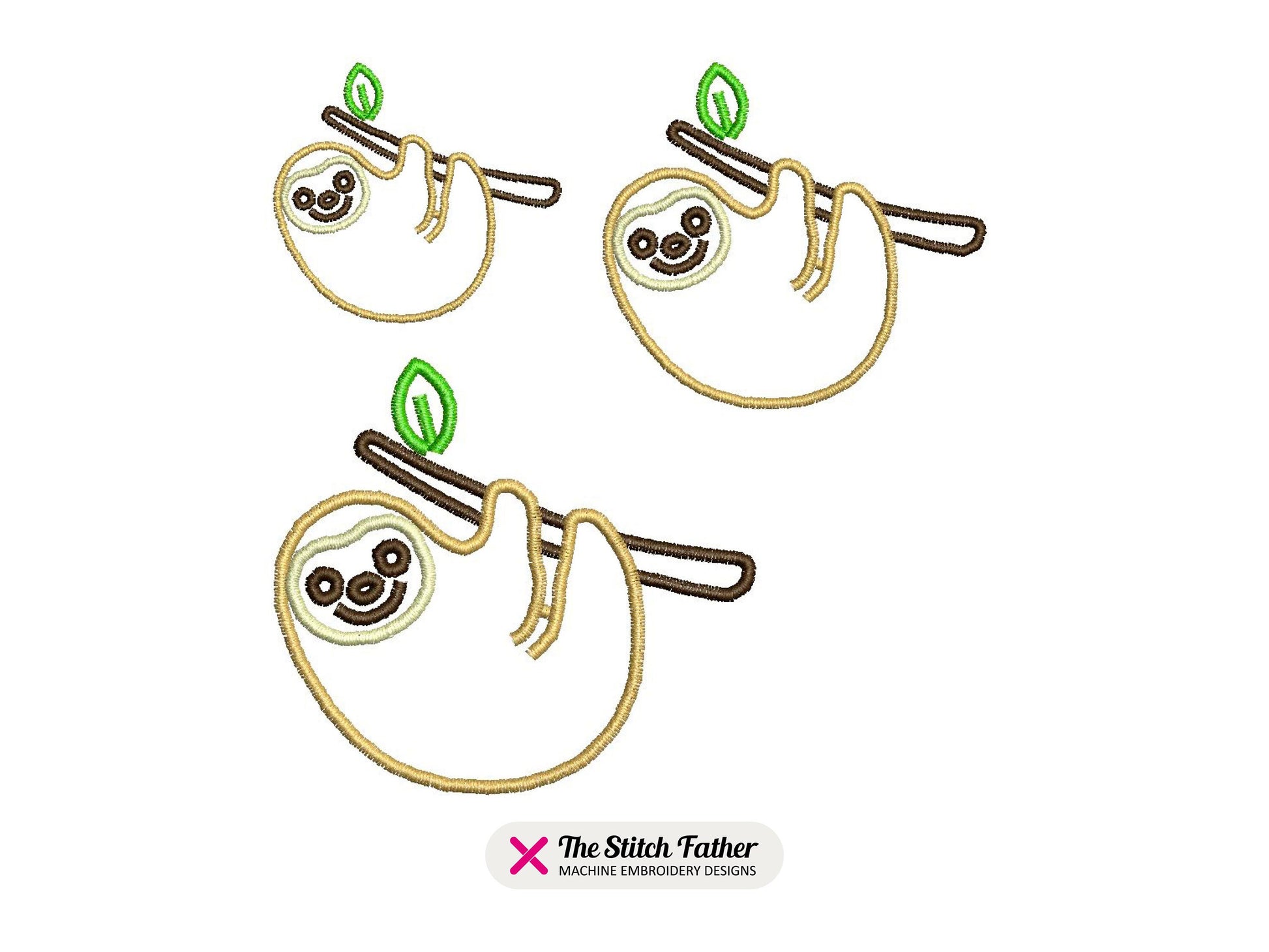 Mini Sloth Outline