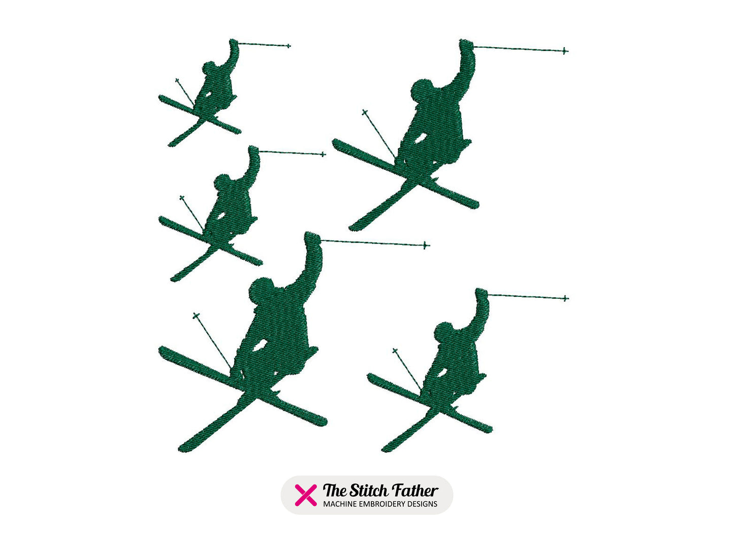 Skier Silhouette