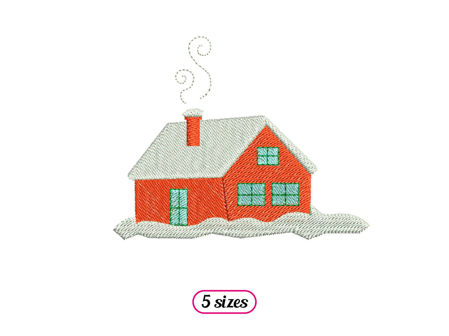 Snowy Mountain House in the Winter