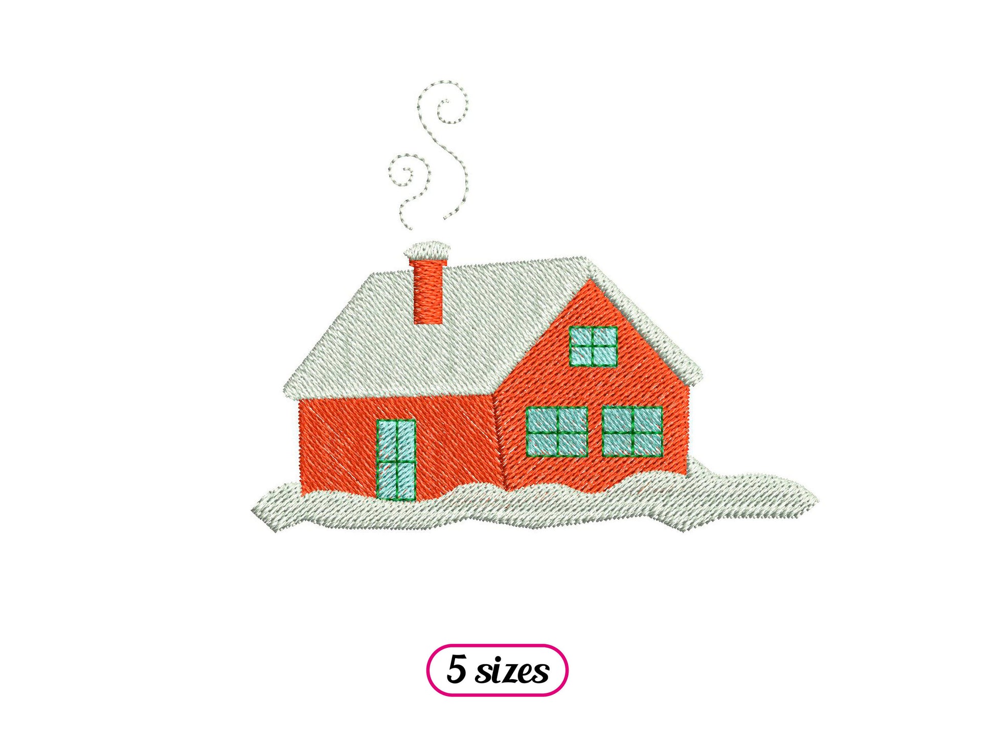 Snowy Mountain House in the Winter