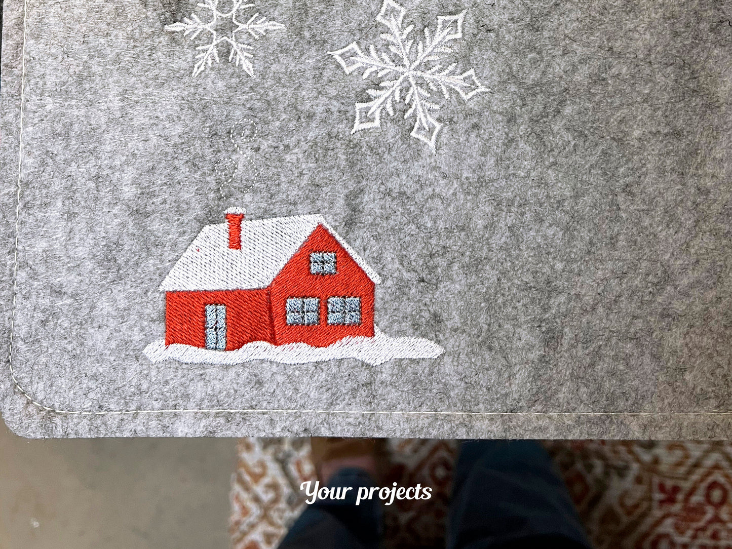 Snowy Mountain House in the Winter
