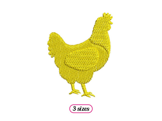 Mini Hen Silhouette