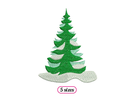 Snow Covered Fir Tree