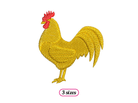 Mini Rooster Silhouette