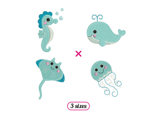 Mini Sea Animal Set