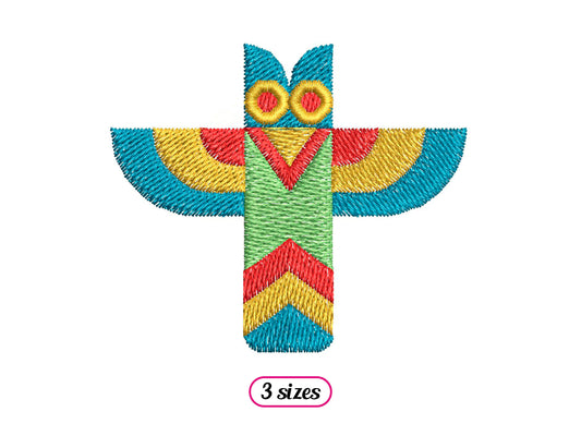 Mini Eagle Totem Pole