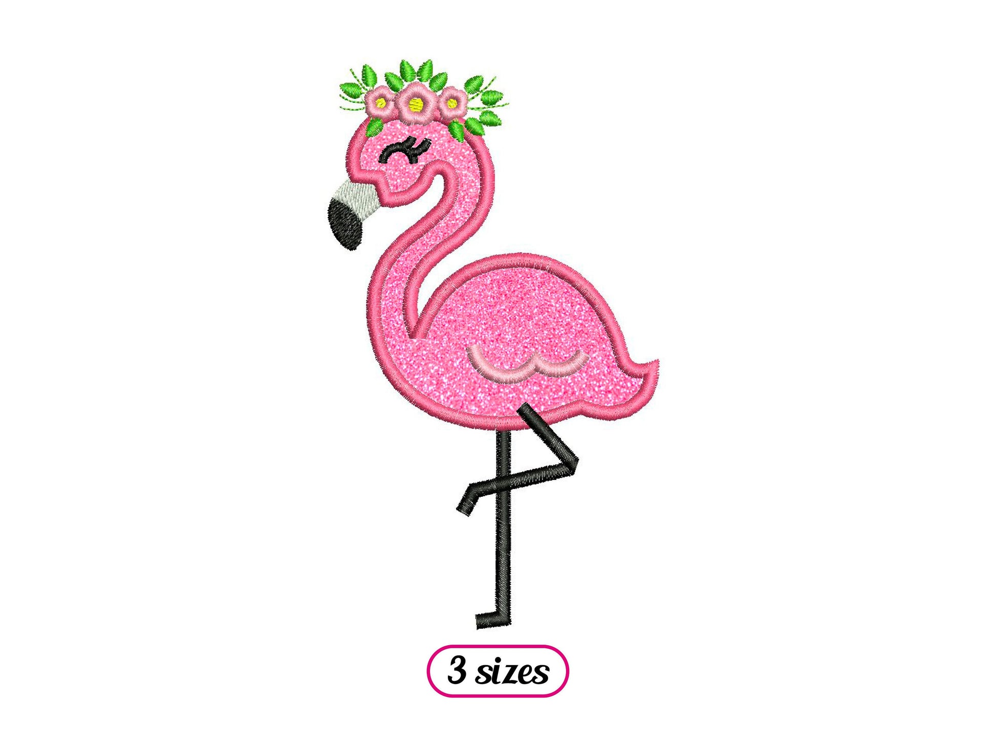 Flamingo Applique