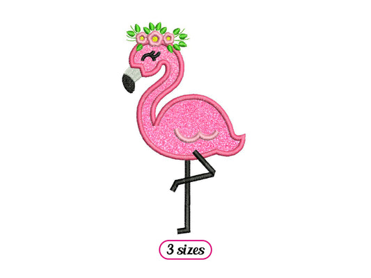 Flamingo Applique