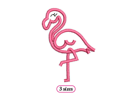 Mini Flamingo Outline