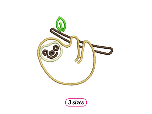 Mini Sloth Outline