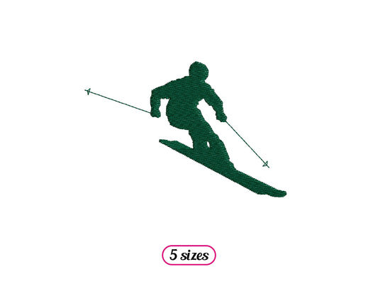 Skier Silhouette