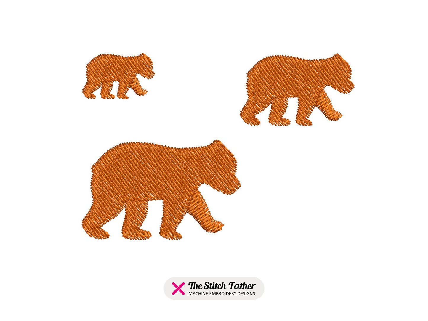 Mini Bear Family Set